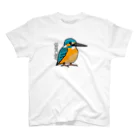 野鳥生活の短足の貴公子（カワセミ） スタンダードTシャツ