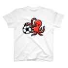 fancygraphicの タコサッカー01 スタンダードTシャツ