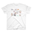 gomamoonのNAGIねこ スタンダードTシャツ