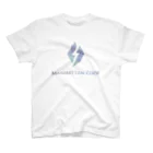 Manhattan Code inc.のMHT_LOGO ｰ MB_Blue Regular Fit T-Shirt