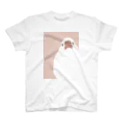 文鳥株式☆会社の文鳥　ピンク スタンダードTシャツ