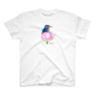 萩岩睦美のグッズショップのＴシャツ　カワセミ 티셔츠