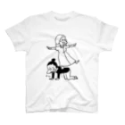 旅する漫画家shimi43ショップのシミを踏み台にするマトリョーシカさん スタンダードTシャツ