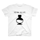 ことなり屋（仮）のNO INK NO LIFE くろいの スタンダードTシャツ