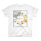 お歯黒🦊ののぞき見にゃんこ Regular Fit T-Shirt