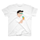 TAROのicecreamboy mask Regular Fit T-Shirt