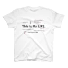 lifejourneycolorfulのThis is My Life Regular Fit T-Shirt