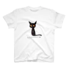 tsubasamoonの黒猫ムーン　New Big  スタンダードTシャツ