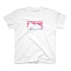 r_Waomの影絵 犬 Regular Fit T-Shirt