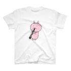 ゆずぽろの昼休みのオーボエを吹くゆずぽろ（イラスト大） Regular Fit T-Shirt