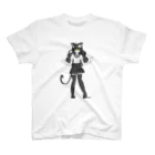 Hiyoko Nisii/イシカワハルト(石川晴翔)のねこ スタンダードTシャツ