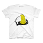 ちょぼろうSHOPの冒涜的な猫ハス（背中色付き） スタンダードTシャツ