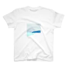 PeacefulworldのBeach of life -Light blue スタンダードTシャツ