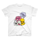 sumiのゆるぐらふぃっくショップのスウィートなバードちゃん（カラーver） スタンダードTシャツ