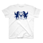 MNLOPのdragon emblem navy Regular Fit T-Shirt