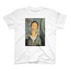 museumshop3の【世界の名画】アメデオ・モディリアーニ『Girl in a Sailor's Blouse』 Regular Fit T-Shirt