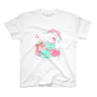 a0のうさぎマカロン スタンダードTシャツ