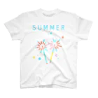 SANKAKU DESIGN STOREの奪われた夏のひととき。 文字あり スタンダードTシャツ