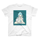 ak_chan1018のこっちみてにゃん(ヒト) スタンダードTシャツ