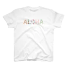 aloha_pineapple_hawaiiのALOHA フラミンゴ 035 スタンダードTシャツ