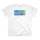 8bit_player65のナンバープレート【HAWAII  pink】 スタンダードTシャツ