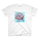 萌獣ファクトリー「純屋」の萌獣 猫 ポンデニャイオン：さくらもち Regular Fit T-Shirt