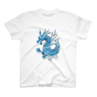 AZGラボのプリントTシャツ 龍 Regular Fit T-Shirt