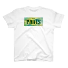 8bit_player65のナンバープレート【PARIS】 スタンダードTシャツ