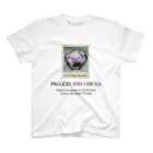 MIZUKICOCOのこぶたとひよこの水遊ロゴ入り Regular Fit T-Shirt