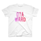 JIMOTO Wear Local Japanの大田区 OTA WARD スタンダードTシャツ