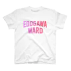 JIMOTOE Wear Local Japanの 江戸川区 EDOGAWA WARD スタンダードTシャツ