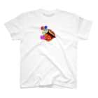 m.h.cのlip flower  スタンダードTシャツ