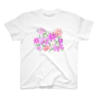 まいにち大変だけどほのぼのって大事の長老と秋桜 スタンダードTシャツ