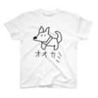 らっきーさんのオオカミ スタンダードTシャツ