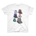 (¯﹃¯)のねこの集会 Regular Fit T-Shirt