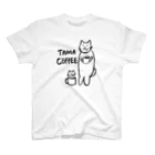 ねこポッポのタマコーヒー Regular Fit T-Shirt