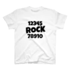 John McFlyの12345ROCK7890 ROCK斜めver スタンダードTシャツ