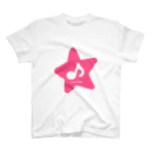 minoli Destinyのminoli Destiny PINK STAR Regular Fit T-Shirt