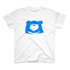 クマバチのLight blue-with white edge スタンダードTシャツ