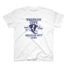Bunny Robber GRPCのTORNADO CITY 1968_NVY Regular Fit T-Shirt