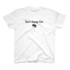 にわタコのDon't Swap. Eat.（黒ロゴ） スタンダードTシャツ