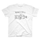 Aliviostaのブラックバス ゆるい魚イラスト #2 釣り Regular Fit T-Shirt