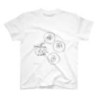 ▲さちねこじかん。幸猫の時光。▲ウェブストアのかき スタンダードTシャツ