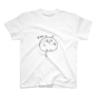 W@ntDesignのすやすやしあわせなねこちゃん 白 スタンダードTシャツ