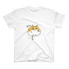 W@ntDesignのすやすやしあわせなねこちゃん 薄茶 スタンダードTシャツ