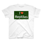 n3hide1982の〓栄町呉服店〓 I Love Reptiles Tシャツ スタンダードTシャツ