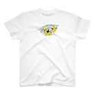 まめるりはことりの三密です！むちむちセキセイインコさん【まめるりはことり】 スタンダードTシャツ