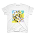 まめるりはことりのみっちりむっちり過密セキセイインコさん【まめるりはことり】 Regular Fit T-Shirt