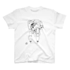 林派アート専門店のペン画シリーズ*023 Regular Fit T-Shirt