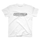 ともあき | Tomoaki Physique のアナボリック（チャンネル名有り黒文字） Regular Fit T-Shirt